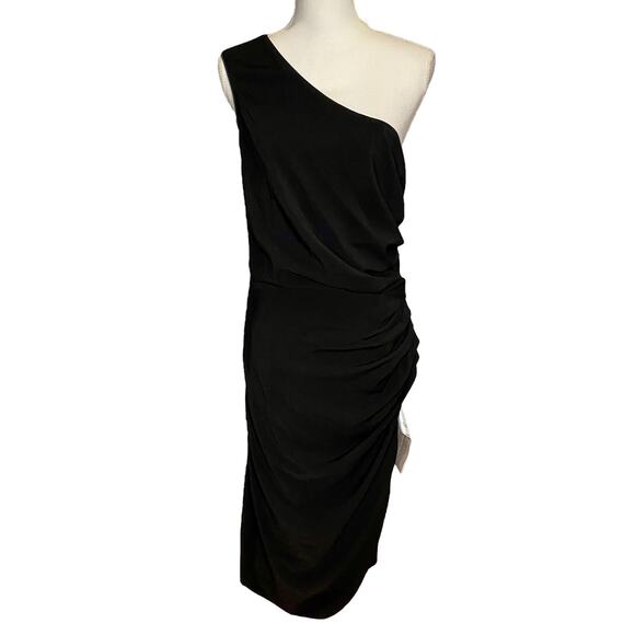 Dress The Population Martine Dress Black Women's Size Extra Large - Picture 3 of 11